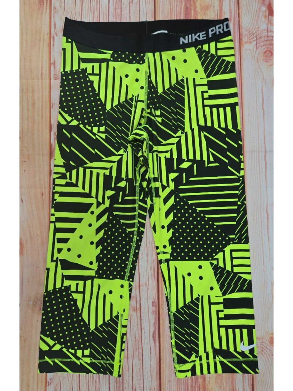 Nike Pro Womens Compression Capri Leggings Large